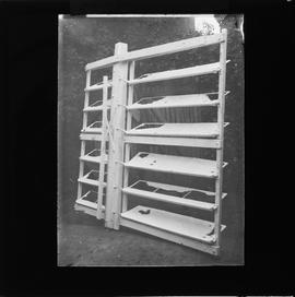 Catfield post mill, Norfolk, part of a double-shuttered anti-clockwise patent sail