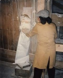 Testing the quality of the flour, Mapledurham Mill, Mapledurham