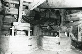 Brake Wheel, Wallower and Millstone, Upthorpe Road Mill, Stanton