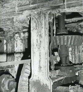 Pit wheel and wallower, watermill, Kersey