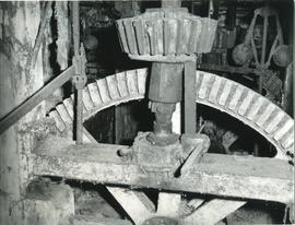 Pit wheel and wallower, watermill, Kersey