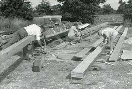 Stocks and sail whips, tower mill, Thelnetham