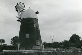 Tower mill, Thelnetham, under restoration