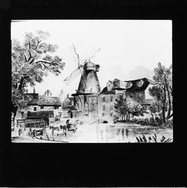 View from engraving, Brazil Mill, Wandsworth