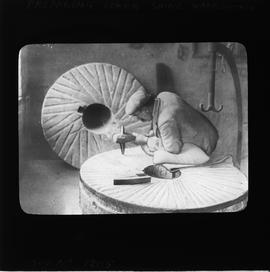 Preparing lower stone, Brazil Mill, Wandsworth