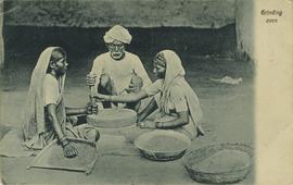 Grinding corn