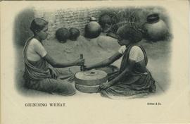 Grinding wheat