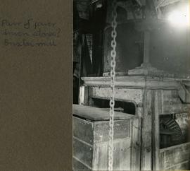 Pair of power driven stones, Brixton Mill