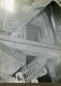 Brake wheel and windshaft. High Salvington mill