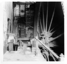 Glasshouses, pit wheel