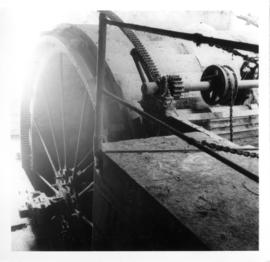 Glasshouses, waterwheel