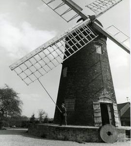 North-western view after restoration, with Mr Field