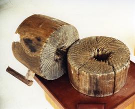 Photograph of a wooden quern, Philippines