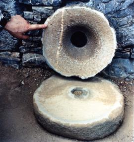 Photograph of a hand quern, Pakistan