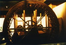 Photograph of a model Japanese incense mill
