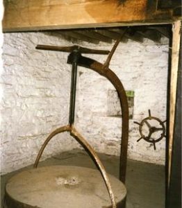 Photograph of a millstone, Garrylough Mill, Wexford, Ireland
