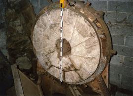 Photograph of a millstone, Bridgetown Mill, Wexford, Ireland