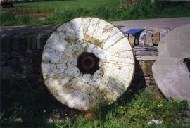 Photograph of a burrstone, Elphin watermill, Roscommon, Ireland