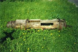 Photograph of a waterwheel shaft, Elphin watermill, Roscommon, Ireland