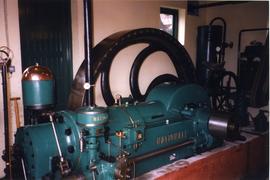 Photograph of a steam grinding mill, Croom Mill Museum, Limerick, Ireland