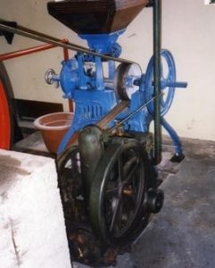 Photograph of a steam grinding mill, Croom Mill Museum, Limerick, Ireland