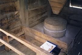 Photograph of inside a horizontal watermill, Ferrycarrig, Wexford, Ireland