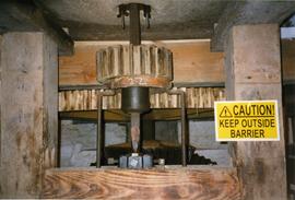 Photograph of the millstone drive, Skerries Mills, Dublin, Ireland