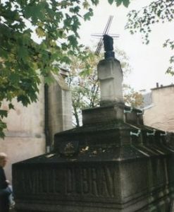 Photograph on the Debray Family Tomb, Montmartre, France