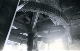 Photograph of the spur wheel, Vuillafans watermill, France