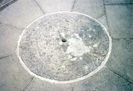 Photograph of a non-millstone, Godalming Museum, Surrey