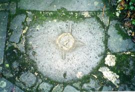 Photograph of a millstone, Godalming, Surrey