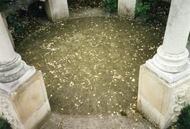 Photograph of a stone slab, Sutton Place, Surrey