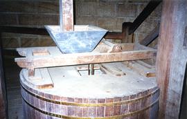 Photograph of millstone furniture, Sydney's second windmill, Australia