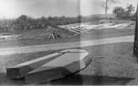 New weather beam, Pakenham Windmill, Pakenham