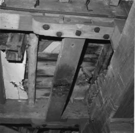 Bearing beam for quant below bin floor, Beacon Mill, Benenden