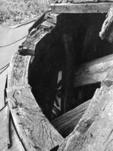 Roundhouse roof and ring, post mill, Chinnor