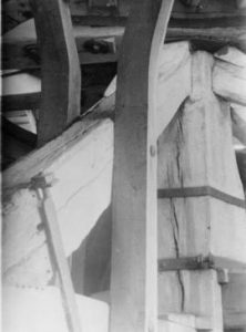 Quarter bars, stabilising ring and supporting yoke, post mill, Chinnor