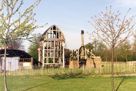 Mainpost and Buck Frame, post mill, Chinnor