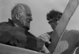 Rex Wailes and Chris Wilson at Over