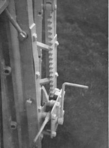 Ratchet on sweep, post mill, Chillenden