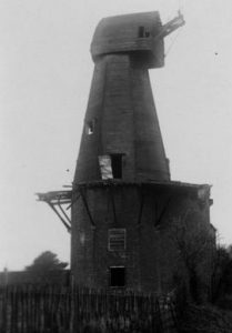 Wind, steam and water mill, Kennington, derelict