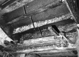 Rack and pinion for the sluice, Old Corn Mill, Damerham