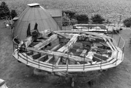 Old cap frame, Lower Mill, Dalham