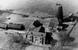 Ropsley Windmill Aerial view