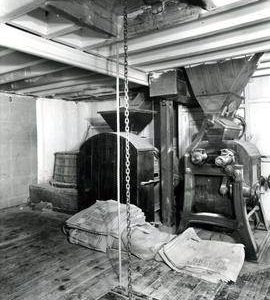 First floor showing sack hoist, Castle Mill, Beccles, Suffolk