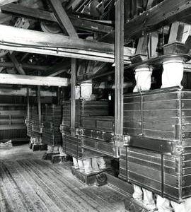Third floor showing plansifters, Castle Mill, Beccles, Suffolk
