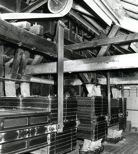 Third floor showing plansifters, Castle Mill, Beccles, Suffolk