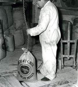 Miller with sack, Burgh-next-Aylsham, Norfolk