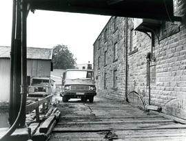 Delivery van, Caudwells Mill, Rowsley, Derbys