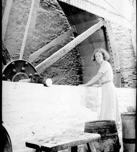 Wheel of unidentified watermill